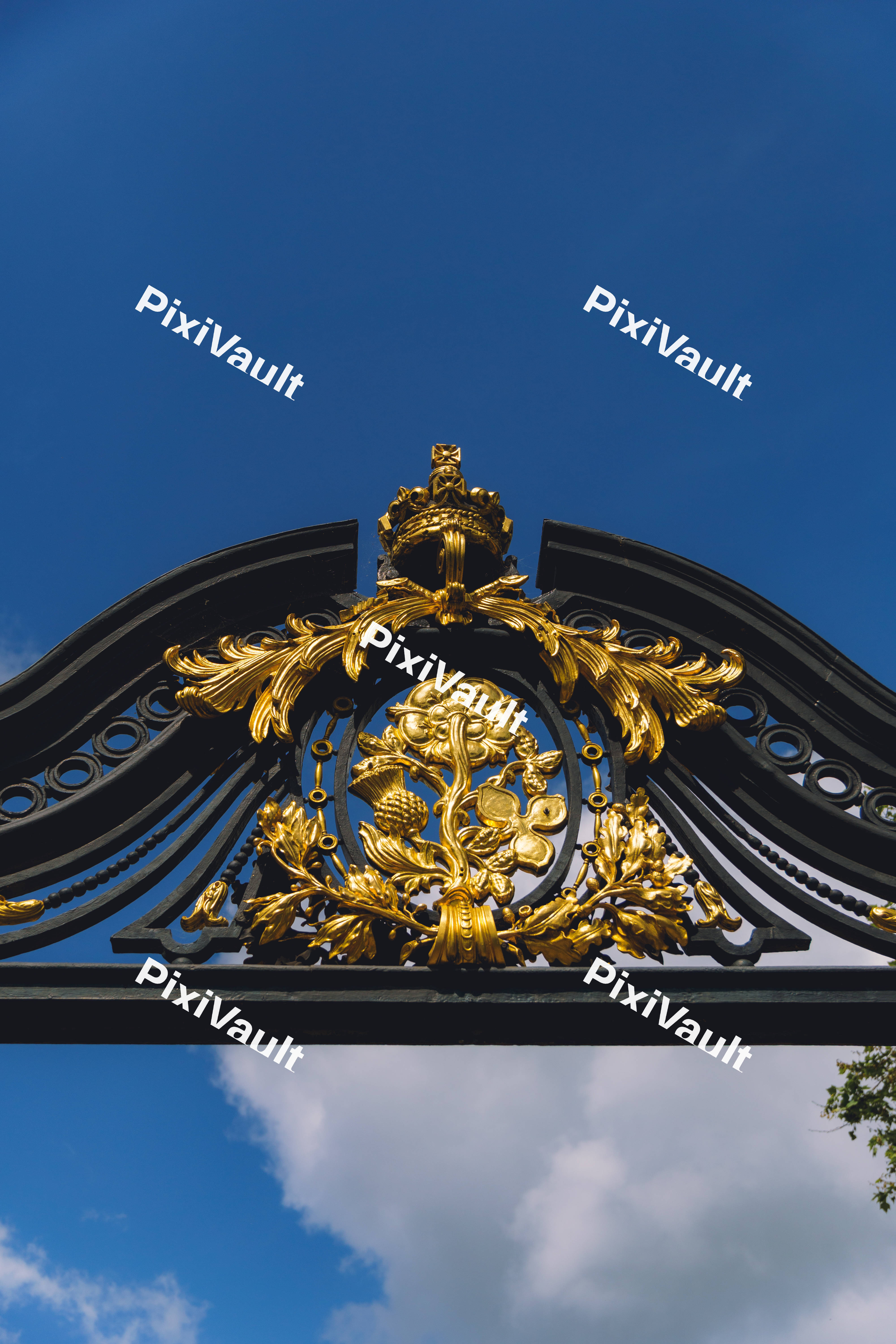 Royal Gold Gate Detail